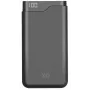 XQISIT Powerbank 12,000 mAh greito įkrovimo juodas XQISIT 37828