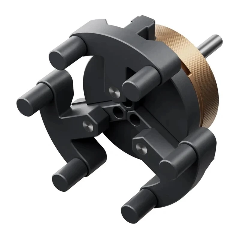 XTOOL RA3 Lite besisukantis adapteris – 4-in-1 rotacinis priedas xTool lazeriniams graviruokliams (griebtuvas, volelis, žiedas, sfera)