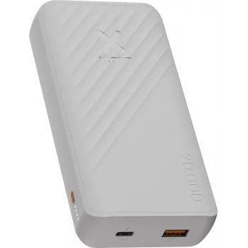 Xtorm Go2 serijos nešiojamas įkroviklis 20000 mAh 20W USB-C PD ir USB-A QC 3.0 Ice White XG2E207