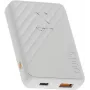 Xtorm Go2 serijos nešiojamas įkroviklis 5000 mAh 12W USB-C ir USB-A Ash White XG2050