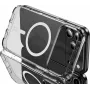 XtremeMac Flexi MagSafe permatomas dėklas iPhone 17 Pro - permatomas TPU galinis dangtelis su apsauga nuo kritimo XWH-17MC2-13