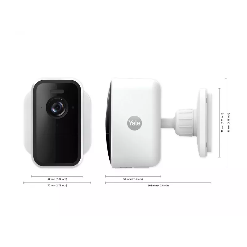 Yale SV-OC-1A-W Cube IP Security Camera Indoor & Outdoor 1080p White