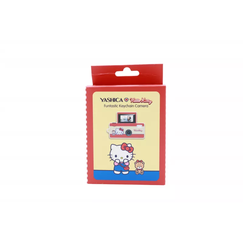 YASHICA Funtastic Keychain Mini Camera HELLO KITTY, 2MP CMOS, HD 720p, USB-C