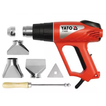 Yato YT-82291 Karšto oro pistoletas 2000 W 550°C su 4 antgaliais ir grandikliu