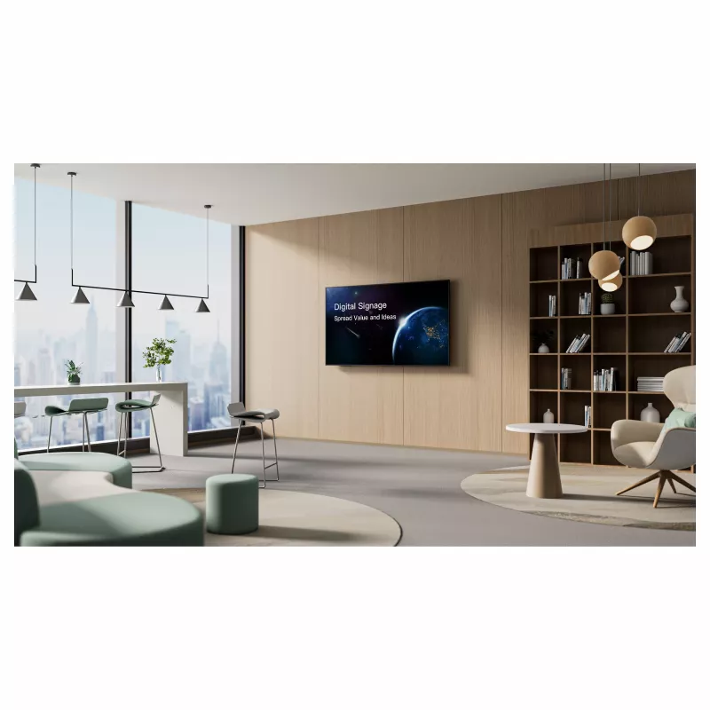 Yealink MSFT Meeting Display MD55 - 55 colių 4K interaktyvus liečiamasis ekranas, skirtas Microsoft Teams Rooms