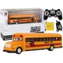 Geltonas mokyklinis autobusas su nuotolinio valdymo atidaromomis durimis 4690 Lean Toys