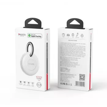 YESIDO GPS Tracker Compact with Apple Find My - White
