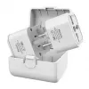 YESIDO MC25 kelioninis adapterių rinkinys baltas