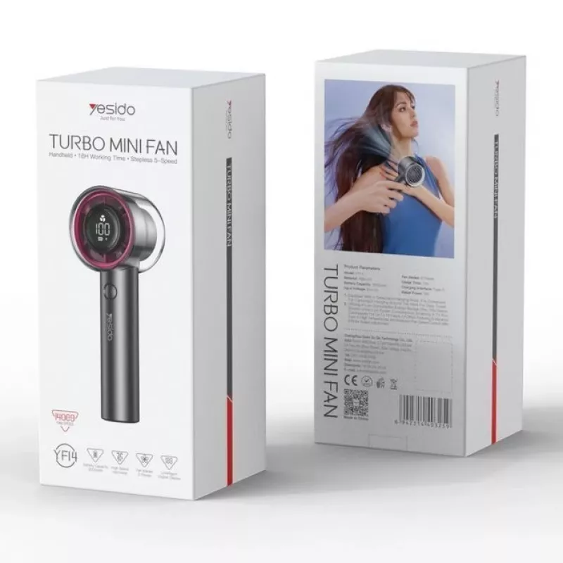 YESIDO Turbo Mini Fan 3000 mAh