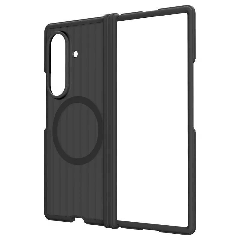 Yuchuan Hybrid Shield Mag Case, skirtas Samsung Galaxy Z Fold8 Ultra, juodos spalvos – MagSafe, atrama, karinės klasės apsauga nuo kritimo