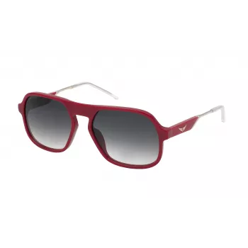 ZADIG & VOLTAIRE moteriški drugelio katės akies akiniai nuo saulės SZV365-5709FA Havana Brown Gradient 57mm