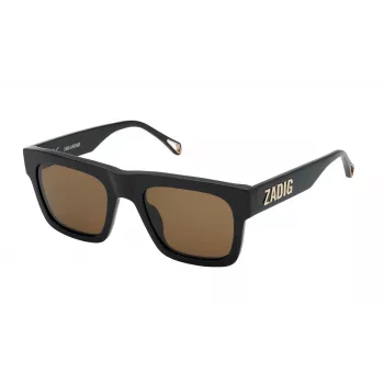 ZADIG & VOLTAIRE Moteriški akiniai nuo saulės SZV325-530700 Pilka Havana Acetatas Kvadratiniai 53mm