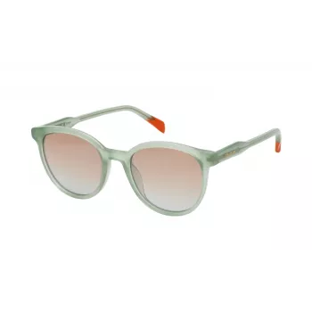 ZADIG & VOLTAIRE moteriški akiniai nuo saulės SZV376516A8G - juodas acetatinis rėmelis, pilki polikarbonatiniai lęšiai, 51 mm