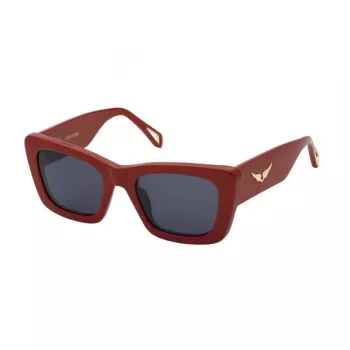 Moteriški akiniai nuo saulės ZADIG & VOLTAIRE SZV411-5106XX Brown Havana