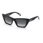 ZADIG & VOLTAIRE Moteriški akiniai nuo saulės SZV419-550700 Juodas acetatinis kvadratinis rėmelis, pilki gradientiniai lęšiai 55mm