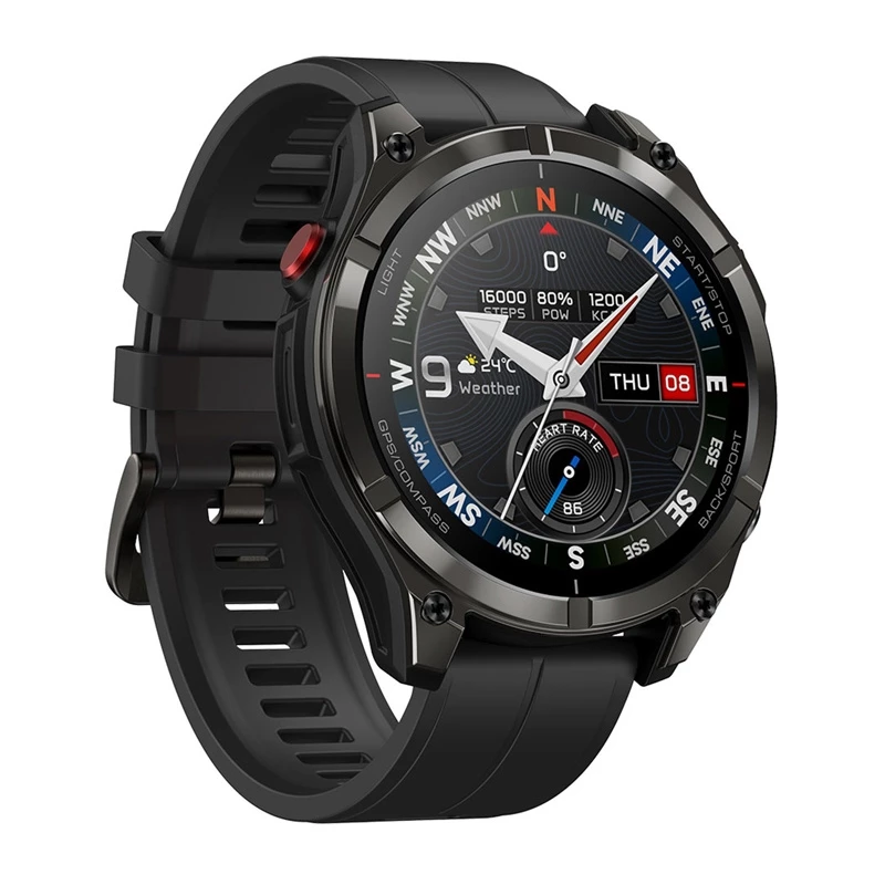 Zeblaze Stratos 4 Pro Smartwatch (Juoda)