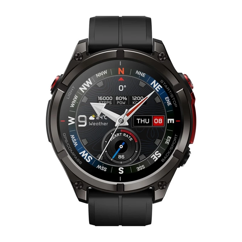 Zeblaze Stratos 4 Pro Smartwatch (Juoda)