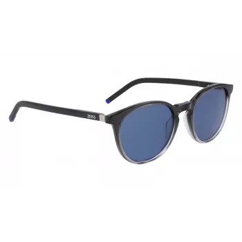 ZEISS MAN Akiniai ZS2251051200 - Juodas acetatinis rėmelis, pilki polikarbonatiniai lęšiai, 51/20/145 mm
