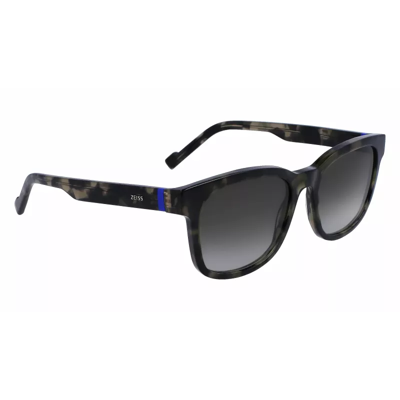 ZEISS MAN Akiniai ZS23528S5192 - Klasikinis stačiakampis acetatinis rėmelis, UV400 apsauga, 53 mm lęšiai