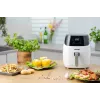 Zelmer ZAF5501W Be Aliejaus Oro Gruzdintuvė, 5L, 1500W, Skaitmeninis Jutiklinis Skydelis, Balta