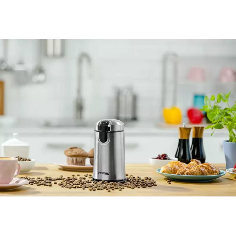 Zelmer ZCG7425 Kavos malūnėlis, 150 W peiliukų malūnėlis, 50 g talpa, juoda