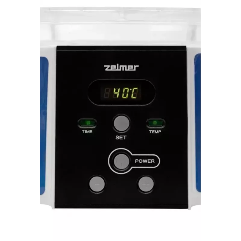 Zelmer ZFD1005 maisto džiovintuvas 520W su 5 permatomais padėklais ir elektroniniu valdymu