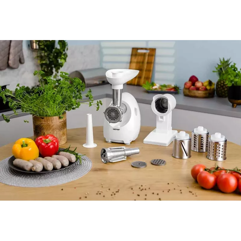 Zelmer ZMM4055B Electric Meat Grinder / Mincer 1900 W White