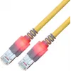 ZVK GmbH EasyLan DualBoot LED CAT 6 SFTP tinklo kabelis RJ-45 male to RJ-45 male 50cm geltonas CS1OYCDCD0005