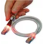 ZVK GmbH EasyLan DualBoot LED CAT 6 SFTP tinklo kabelis RJ-45 male to RJ-45 male 50cm geltonas CS1OYCDCD0005