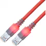 ZVK GmbH EasyLan DualBoot LED CAT 6 SFTP tinklo kabelis, RJ-45 vyriškas į RJ-45 vyrišką, 7 m, raudonas CS1ORCDCD0070