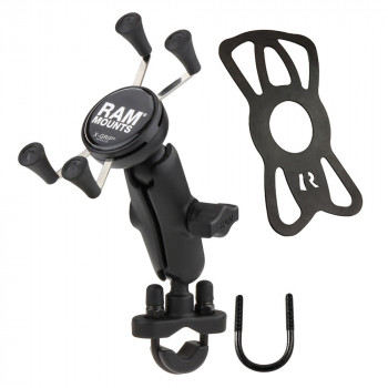 RAM Mounts X-Grip telefono laikiklis ant vairo su U formos apkaba (RAM-B-149Z-UN7)