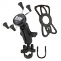 RAM Mounts X-Grip telefono laikiklis ant vairo su U formos apkaba (RAM-B-149Z-UN7)