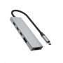 FIXED HUB Core FIXHU-CR-GR USB-C šakotuvas, HDMI 4K 60 Hz, PD 100 W, Space Gray