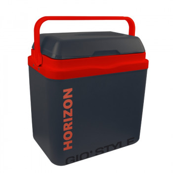 GIOSTYLE Horizon L 12/230V termoelektrinis šaldytuvas ir šildytuvas 26L tamsiai pilkas/raudonas