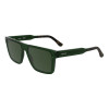 Lacoste vyrų akiniai nuo saulės L6059SN-301, stačiakampiai, Havano rėmelis, rudi lęšiai, 56 mm