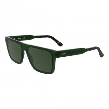 Lacoste vyrų akiniai nuo saulės L6059SN-301, stačiakampiai, Havano rėmelis, rudi lęšiai, 56 mm