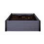 KETER kraštinė kvadratinei gėlių lysvei Maple Square 106x106x32cm pilka