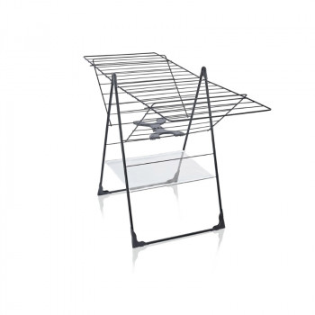 LEIFHEIT Classic 250 Flex Black sulankstoma skalbinių džiovykla, 25 m, juoda