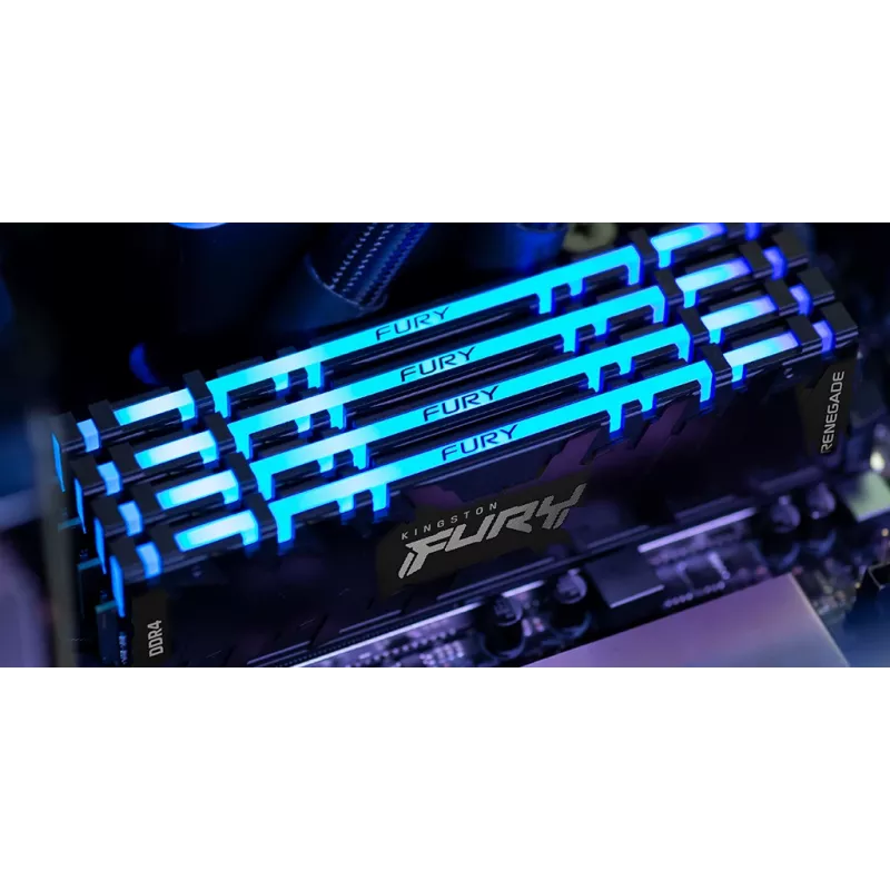 RAM Kingston FURY Renegade RGB DDR4 16GB (2x8GB) 4000MT/s CL19 288-pin DIMM 1.35V