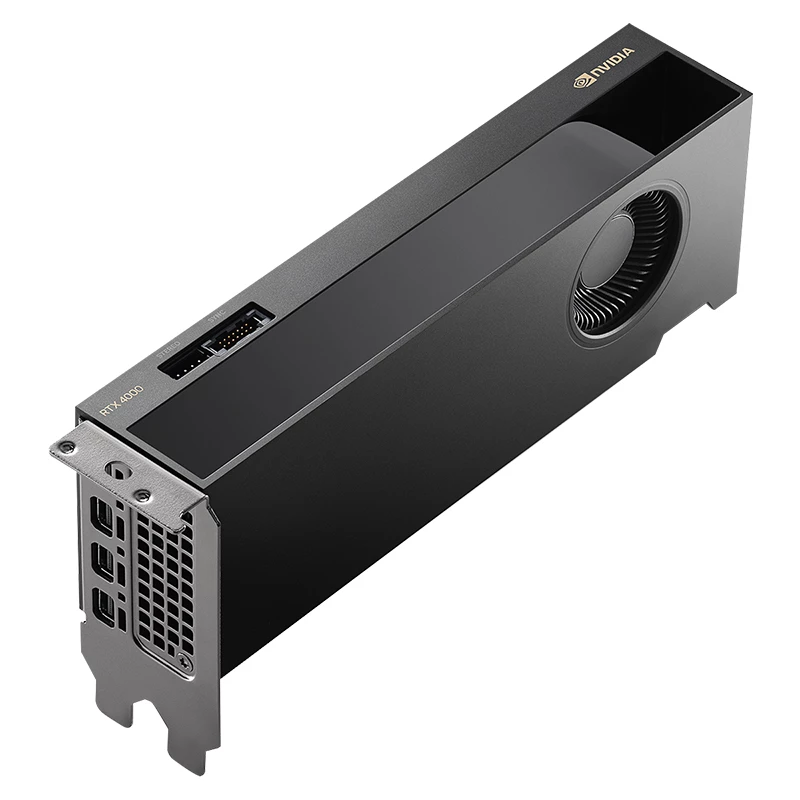 HP NVIDIA RTX 4000 SFF Ada 20 GB 4mDP Graphics, 308 g, 68,6 mm, 419,1 mm, 187,4 mm, 76,2 mm, 635 g