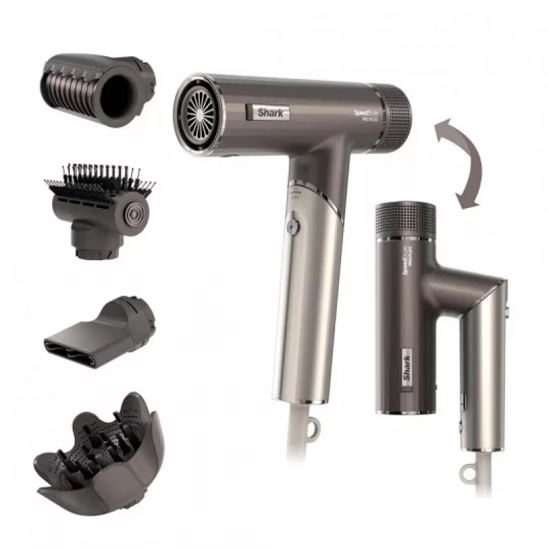 Plaukų džiovintuvas Shark SpeedStyle Pro Flex 4-in-1 moka/sidabrinis 2200W