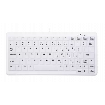 Contour Design Active Key AK-C4110 klaviatūra, medicininė, USB, QWERTY, JAV anglų k., balta