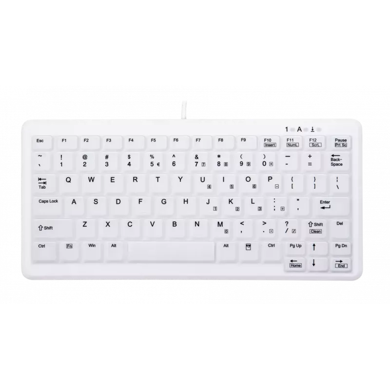 Contour Design Active Key AK-C4110 klaviatūra, medicininė, USB, QWERTY, JAV anglų k., balta