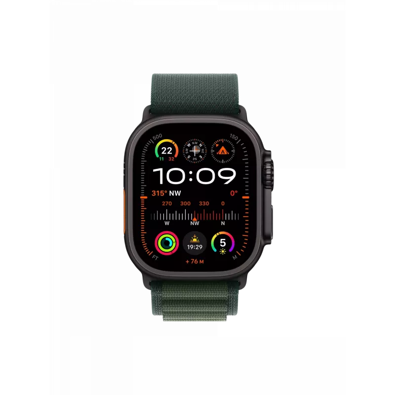 Apple Watch Ultra 2 49 mm Juoda Green SmartWatch