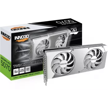 INNO3D GeForce RTX 5070 TWIN X2 OC White 12GB GDDR7 vaizdo plokštė