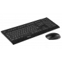CHERRY B.Unlimited 3.0 klaviatūra, pelė komplekte, universali, RF belaidė, AZERTY, prancūzų, juoda