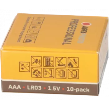 AgfaPhoto Professional Micro (AAA) baterija, šarminė-mangano 1,5 V, 10 vnt. (110-853482)
