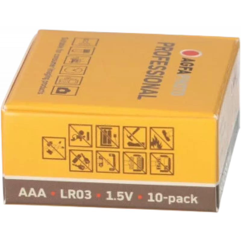 AgfaPhoto Professional Micro (AAA)-Battery Alkali-Mangan 1.5 V 10 vnt. (110-853468)