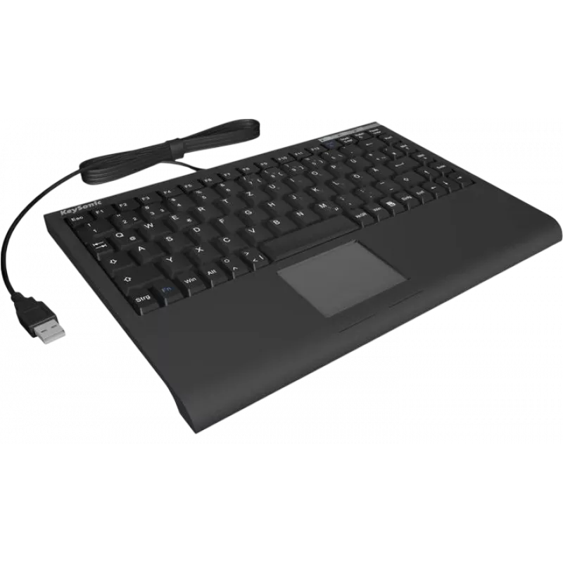 Contour Design Active Key AK-S100-UW-B/35 klaviatūra USB juoda, sidabrinė