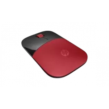 HP Wireless pelė 220 (Saulėlydžio raudona), abiem rankoms tinkama, optinė, RF belaidė, 1600 DPI, juoda, raudona